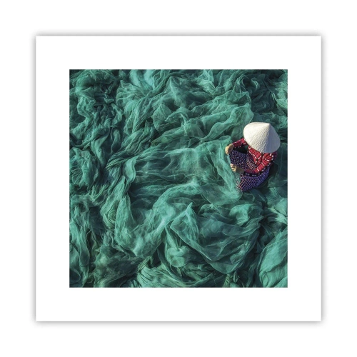 Poster - In the Sea of Nets - 30x30 cm