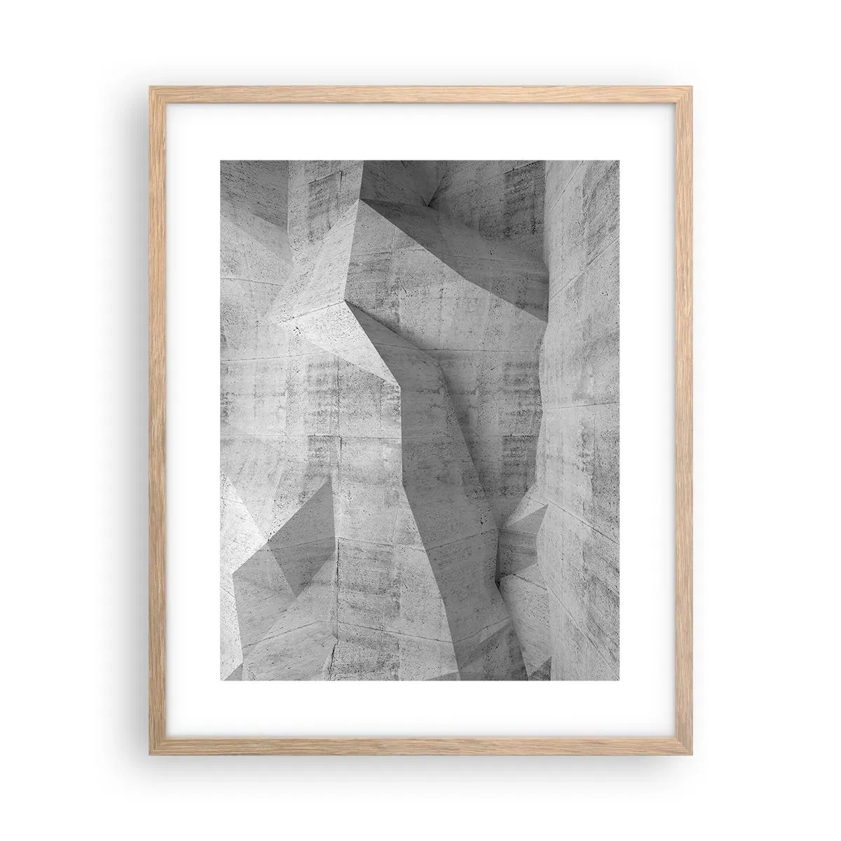 Poster in light oak frame - Real Challenge - 40x50 cm