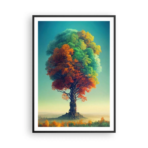Poster in black frame - Oak - Father of Nature - 70x100 cm