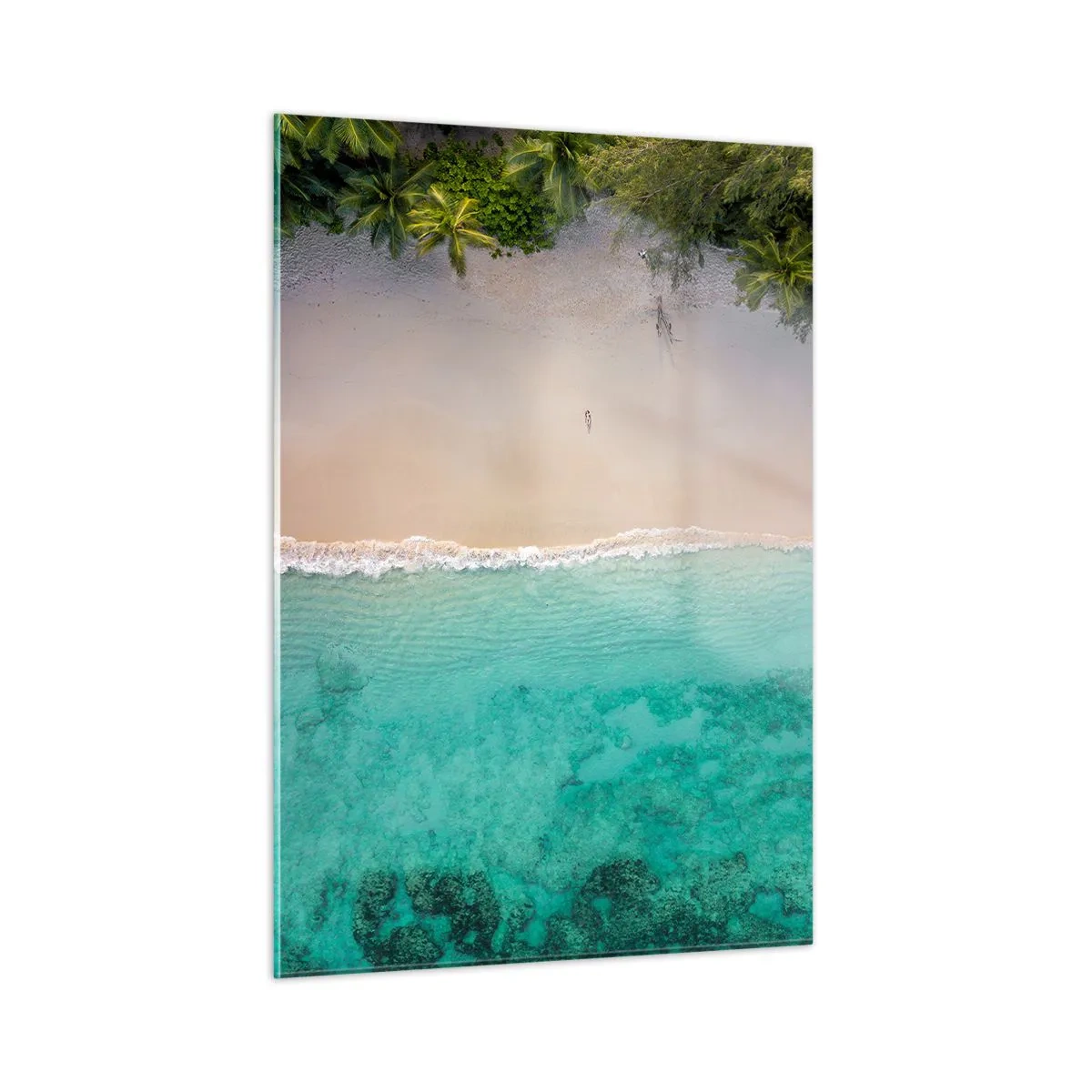 Glass picture - Paradise Beach - 50x70 cm