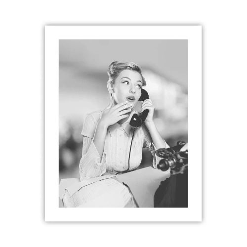 Poster - Hello, Here Come the 50-ies - 40x50 cm