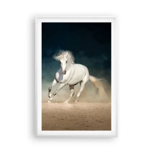 Poster in white frmae - Freedom in a Pure State - 61x91 cm