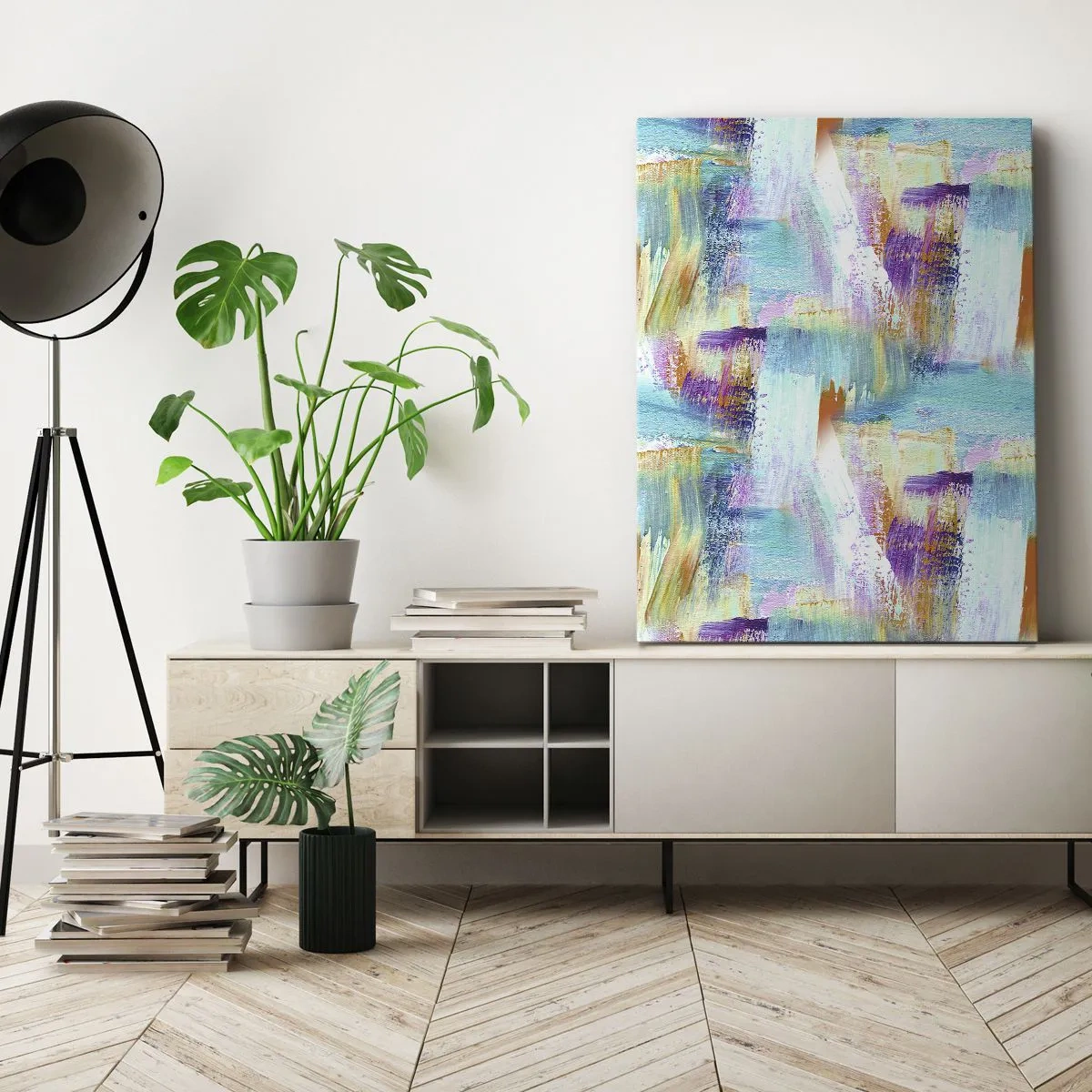 Canvas picture - Cheerfully Interwoven - 50x70 cm