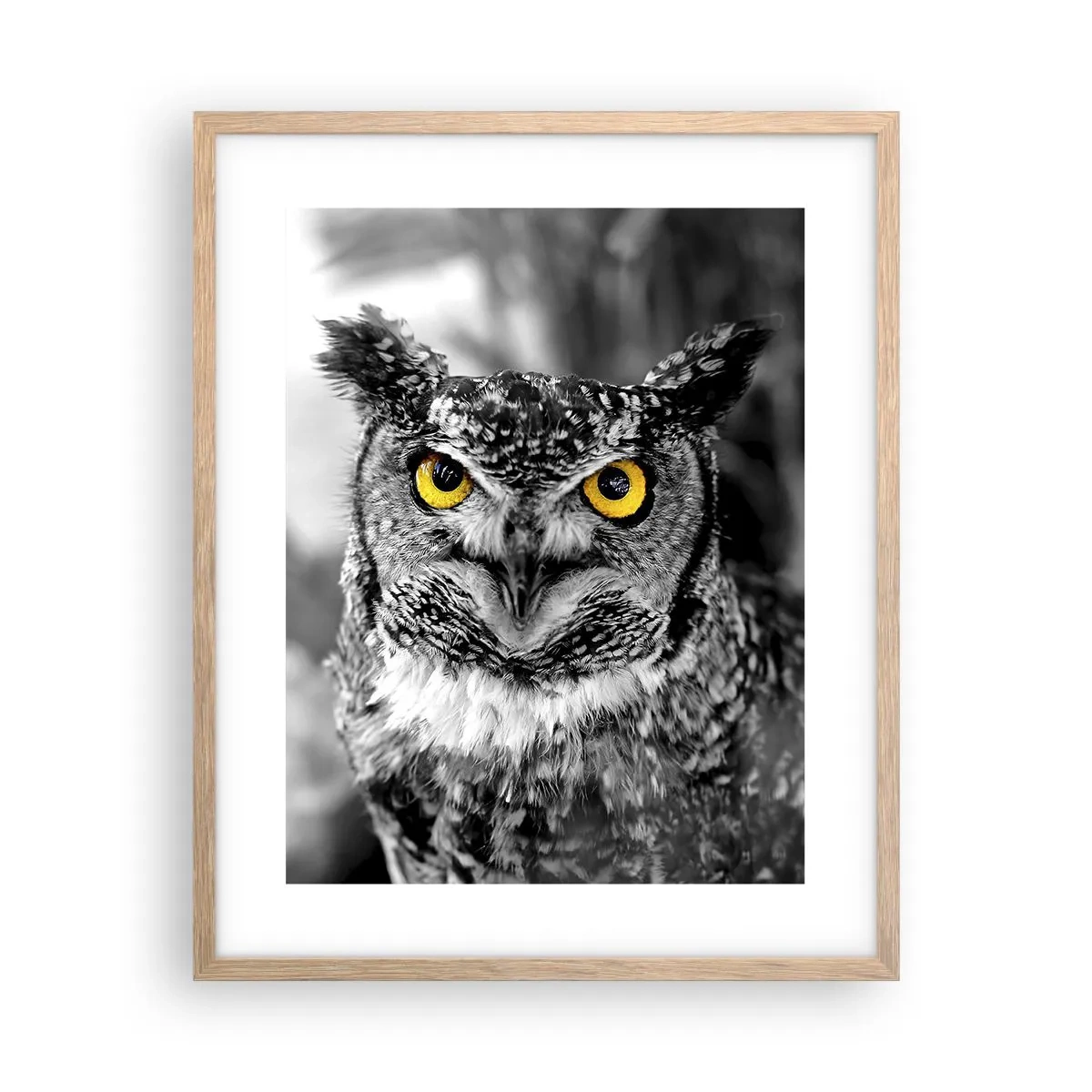 Poster in light oak frame - Nothing Can Hide - 40x50 cm