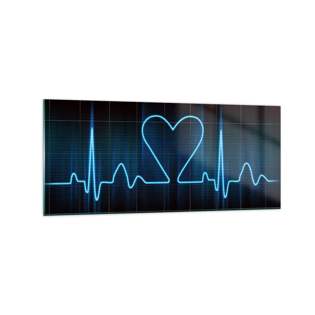 Glass picture - In a Heartbeat - 120x50 cm