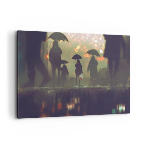 Canvas picture - From Perspective of a Raindrop - 120x80 cm