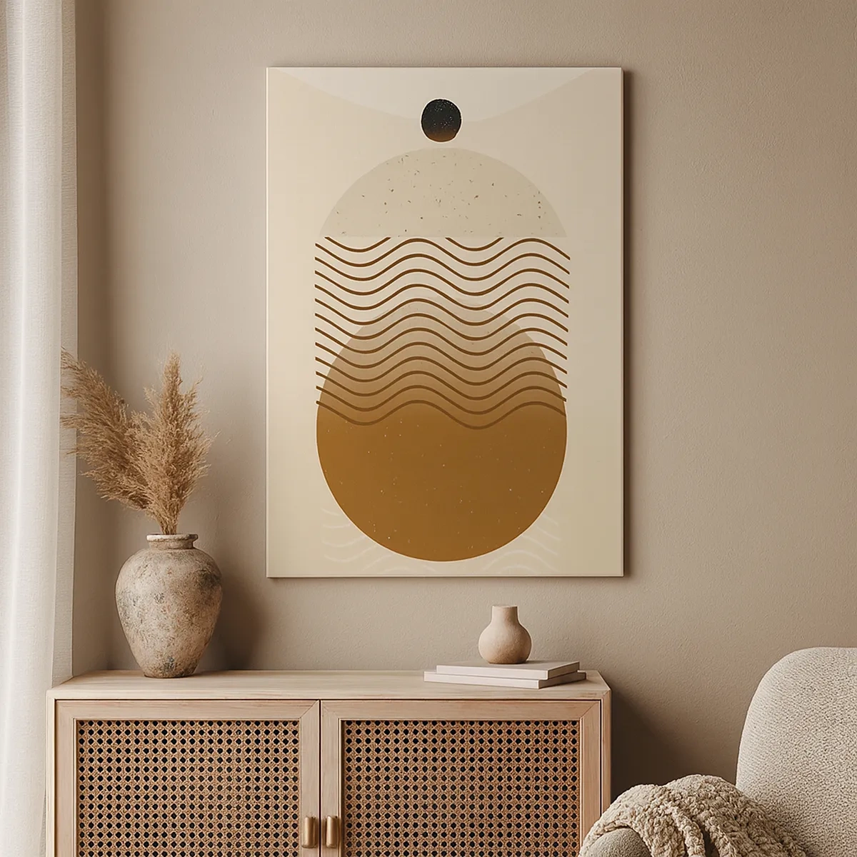 Canvas picture - About the Origin of Geometrical Figures - 50x70 cm