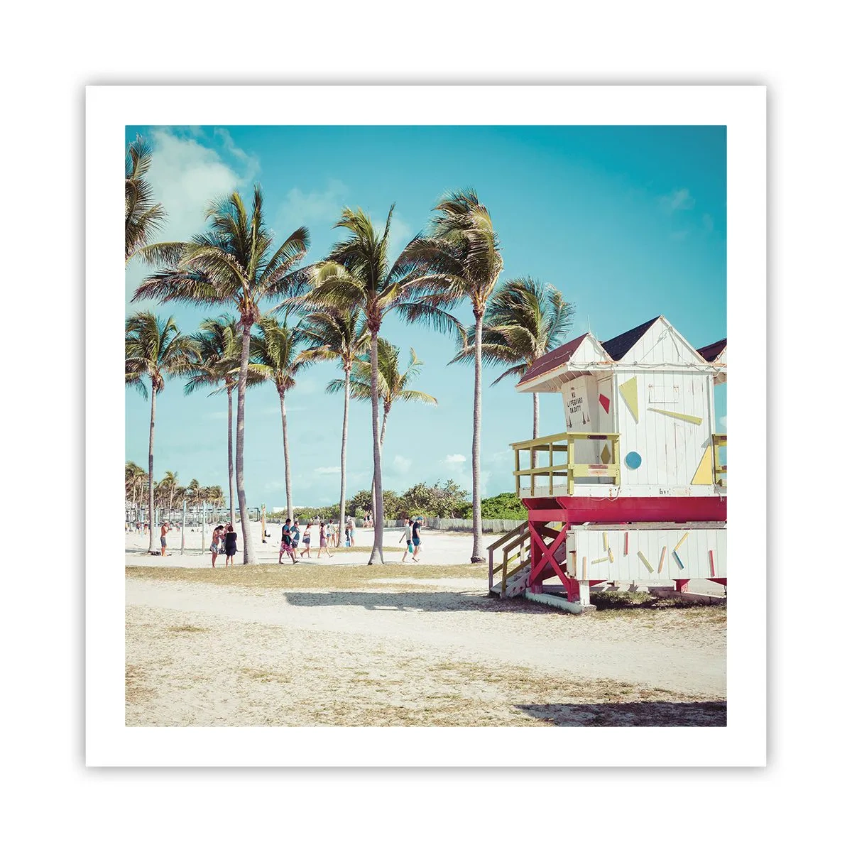 Poster - Beautiful Day before You - 60x60 cm