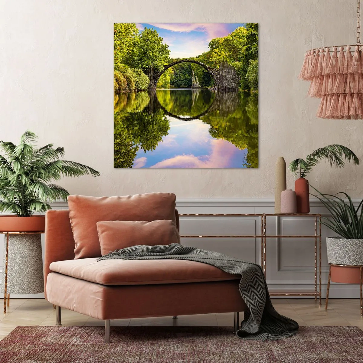 Canvas picture - At the Crossroads of Two Worlds - 60x60 cm