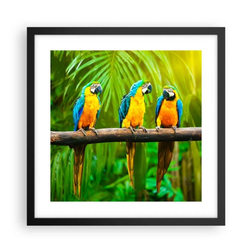 Poster in black frame - Did You Hear that She…? - 40x40 cm