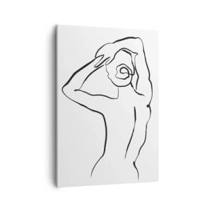 Canvas picture - Nude in the Morning - 50x70 cm
