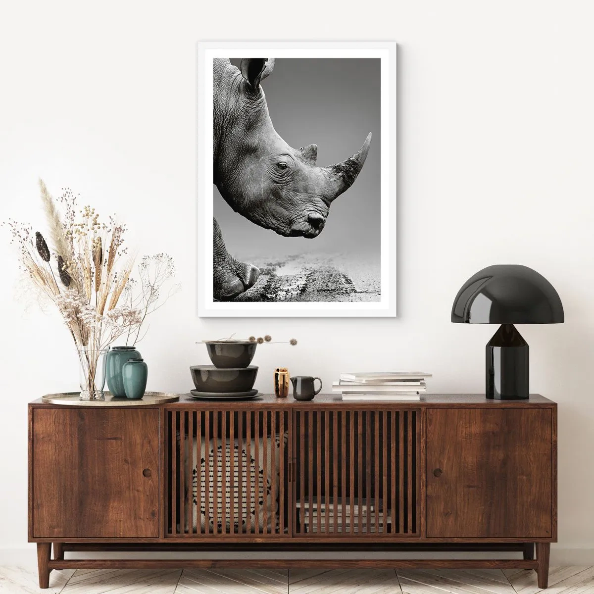 Poster in white frmae - Uncontrolled Power - 40x50 cm