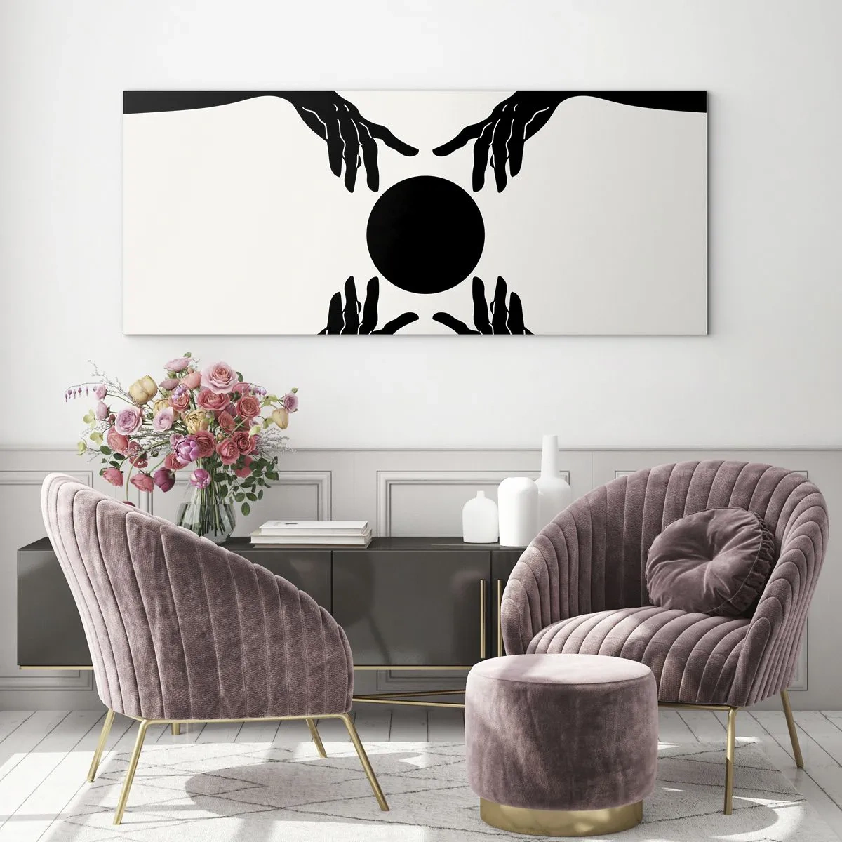 Glass picture - Secret Sign - 100x40 cm