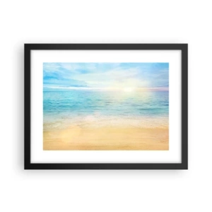 Poster in black frame - The Big Blue - 40x30 cm