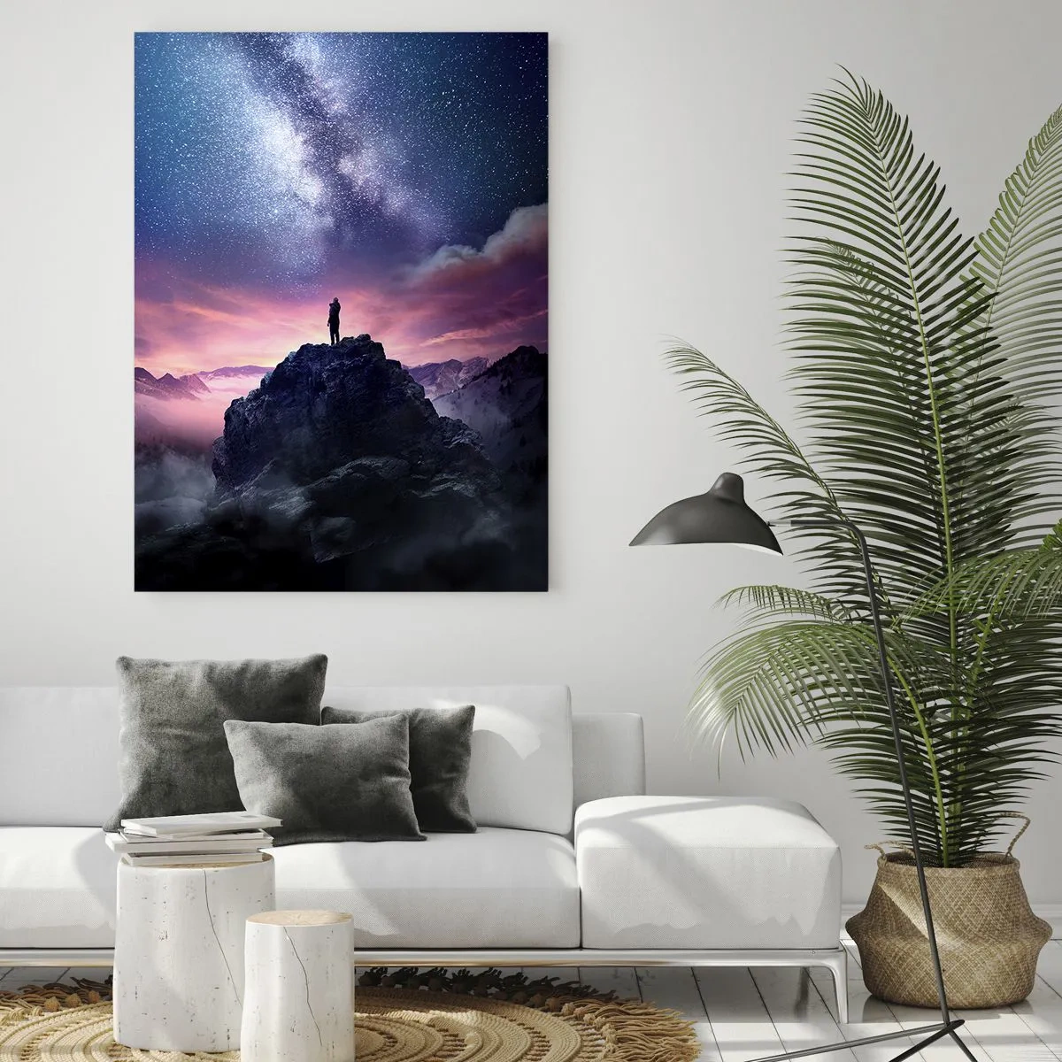 Glass picture - And He Smelled Life - 70x100 cm