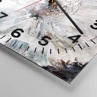 Clock face with numbers