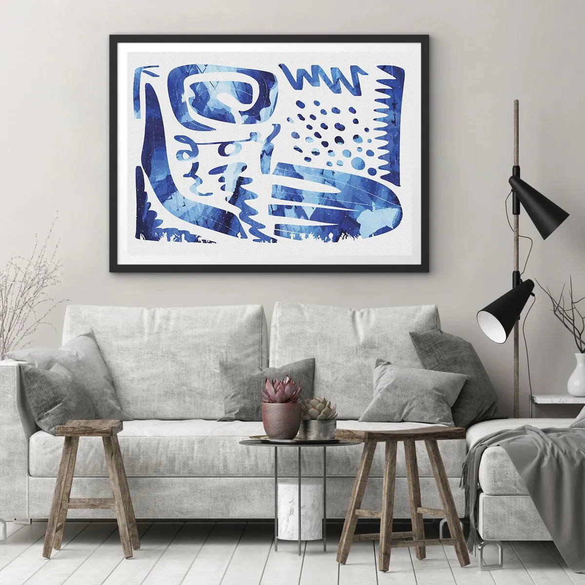Poster in black frame - Return to the Roots - 50x40 cm