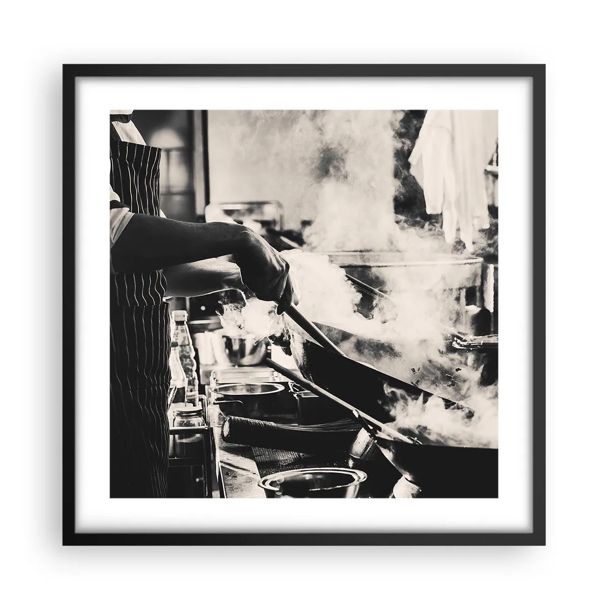 Poster in black frame - Alchemy of Flavours - 50x50 cm