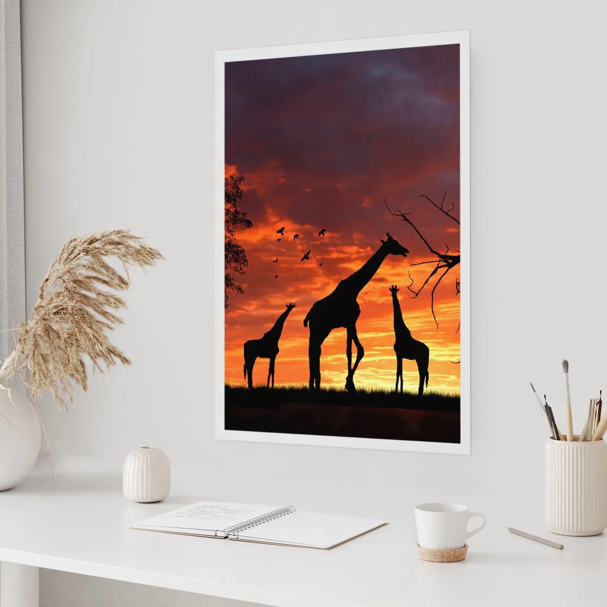 Poster - Small Dinner among Close Ones - 30x40 cm