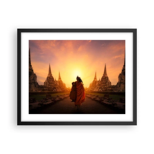 Poster in black frame - In Peace through Eternity - 50x40 cm