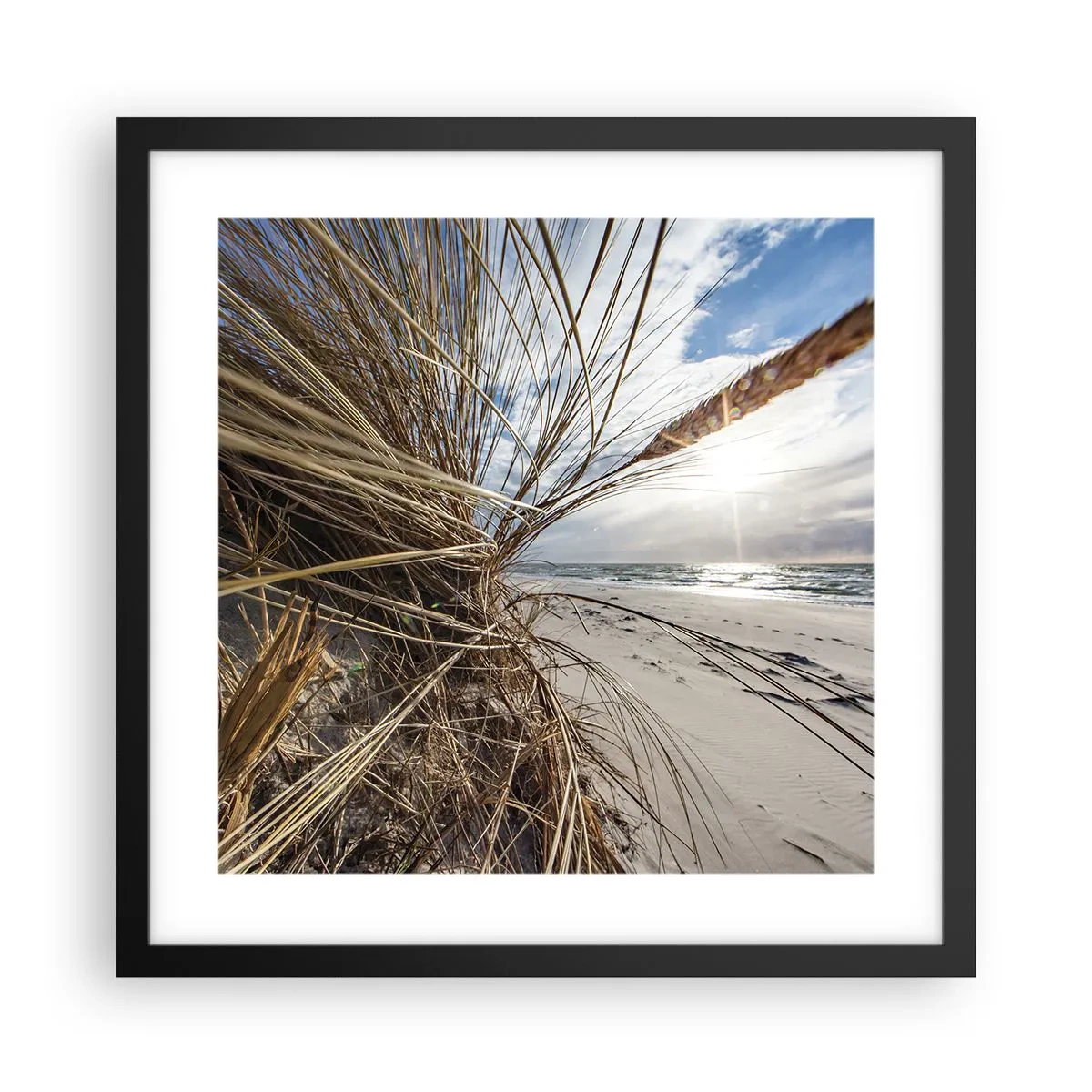 Poster in black frame - Enounter of the Elements - 40x40 cm