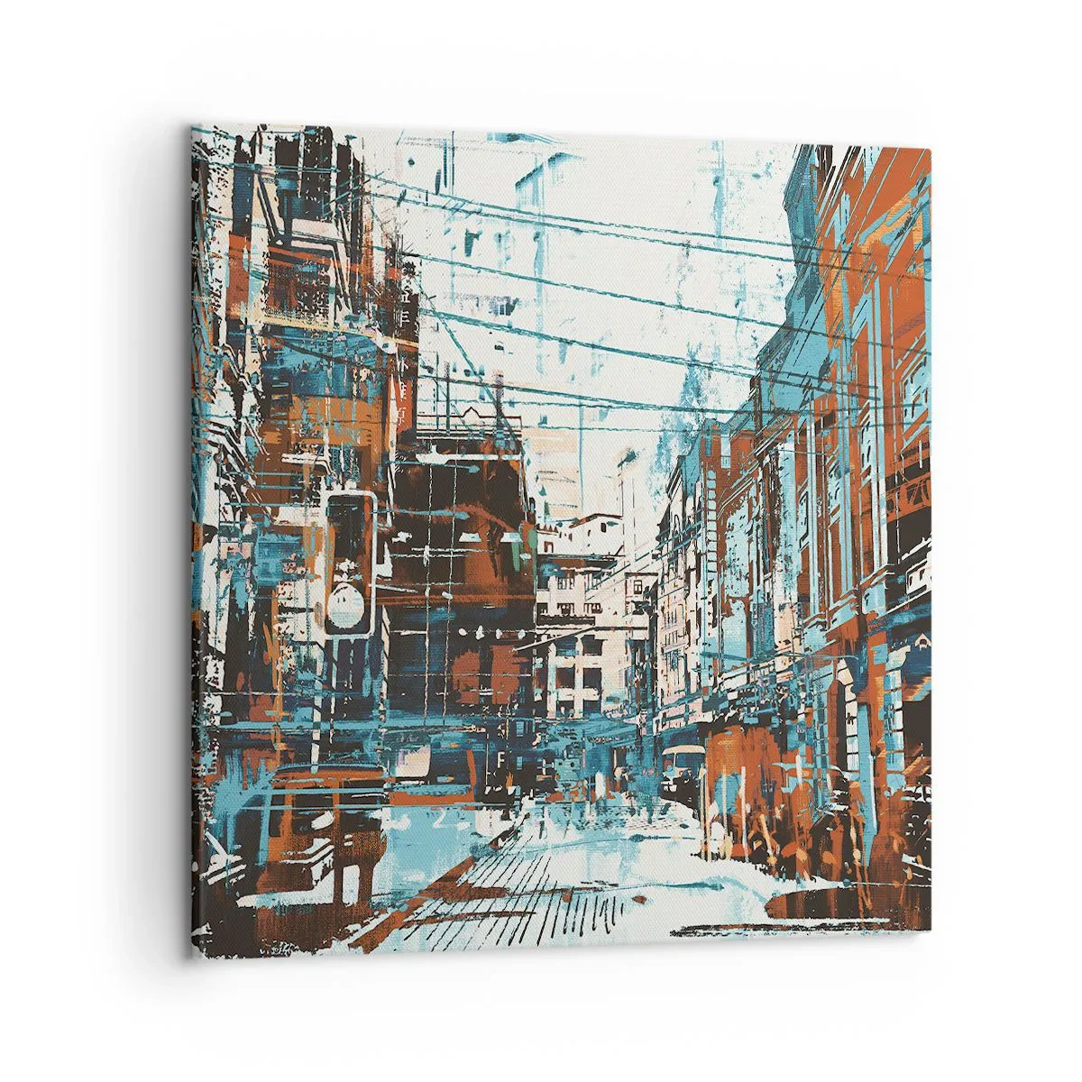 Canvas picture - Blazed City Trail - 50x50 cm