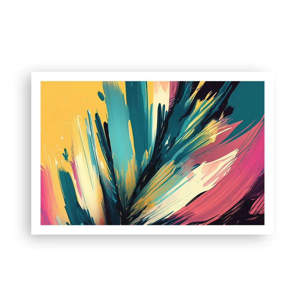 Poster - Composition -Explosion of Joy - 91x61 cm