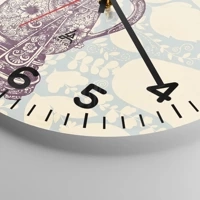 Clock face with numbers