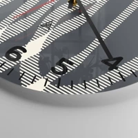 Clock face with numbers