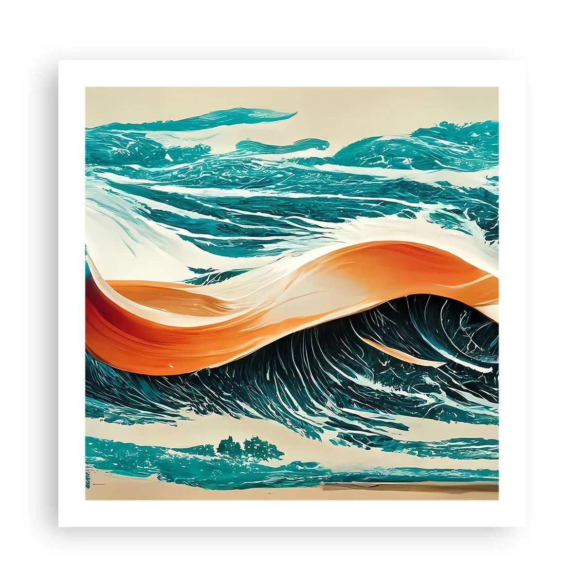 Poster - Surfer's Dream - 60x60 cm