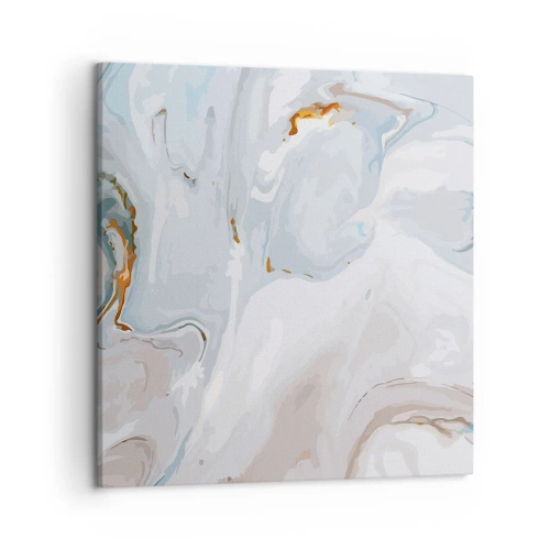 Canvas picture - White Fusion - 50x50 cm