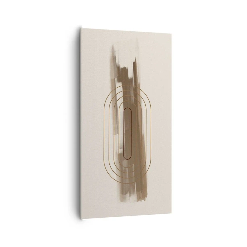 Canvas picture - Blast of Grey - 65x120 cm