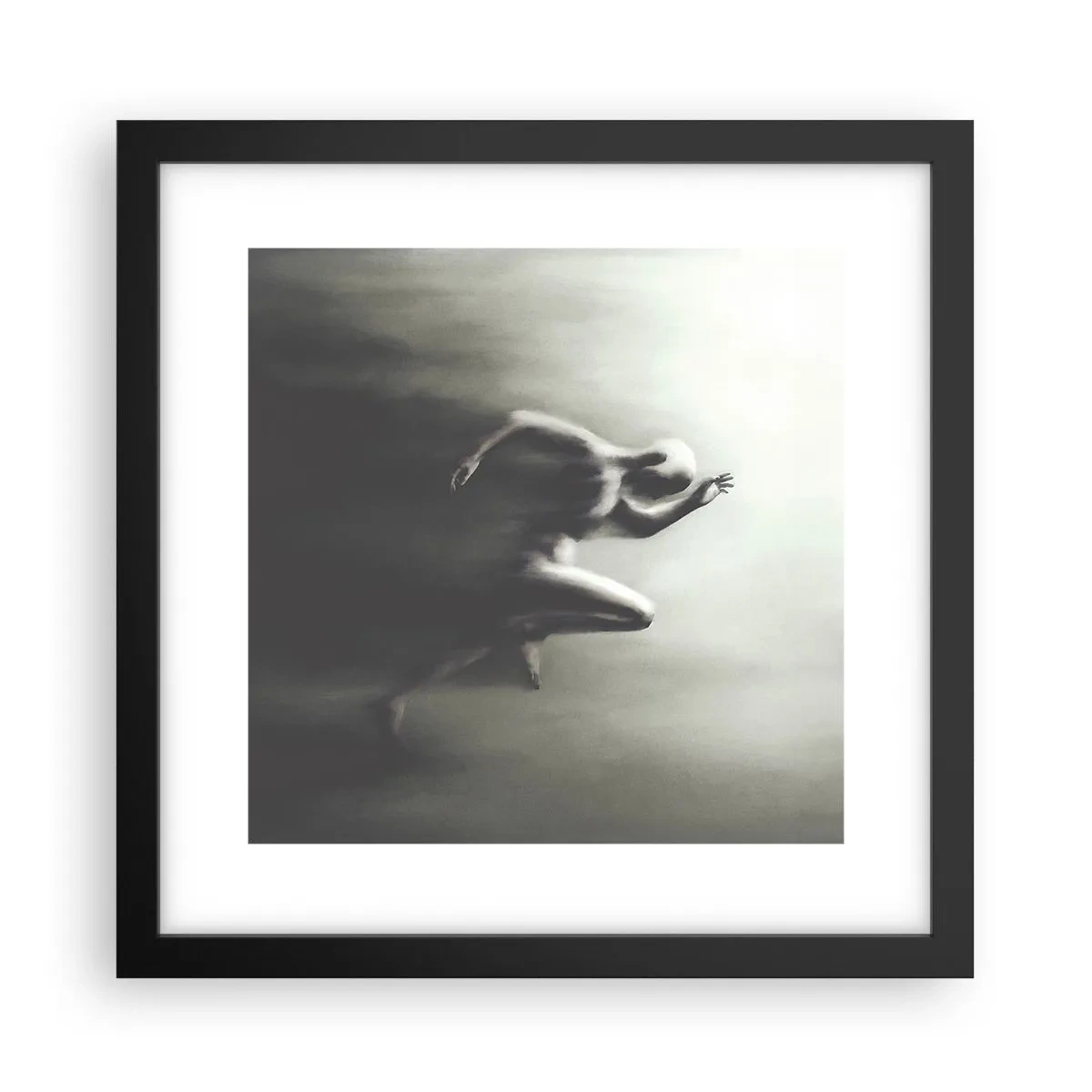Poster in black frame - Unstoppable - 30x30 cm