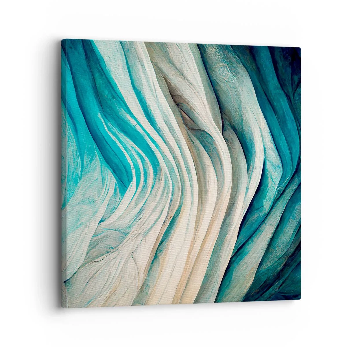 Canvas picture - Blue Insatiability - 30x30 cm