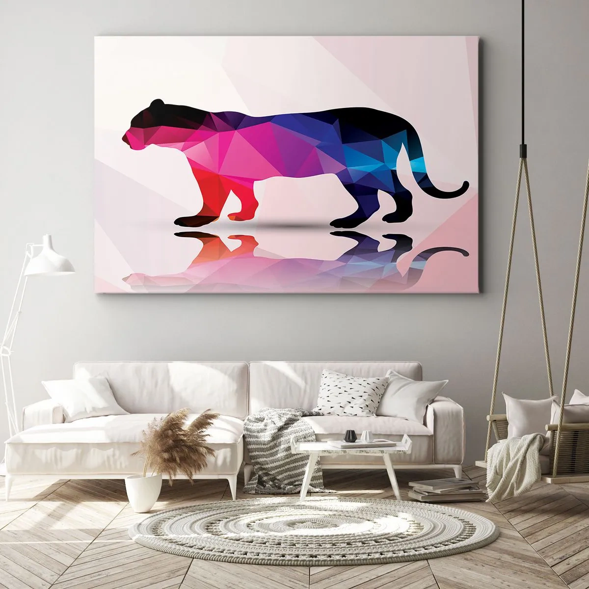Canvas picture - Diamond Panther - 100x70 cm