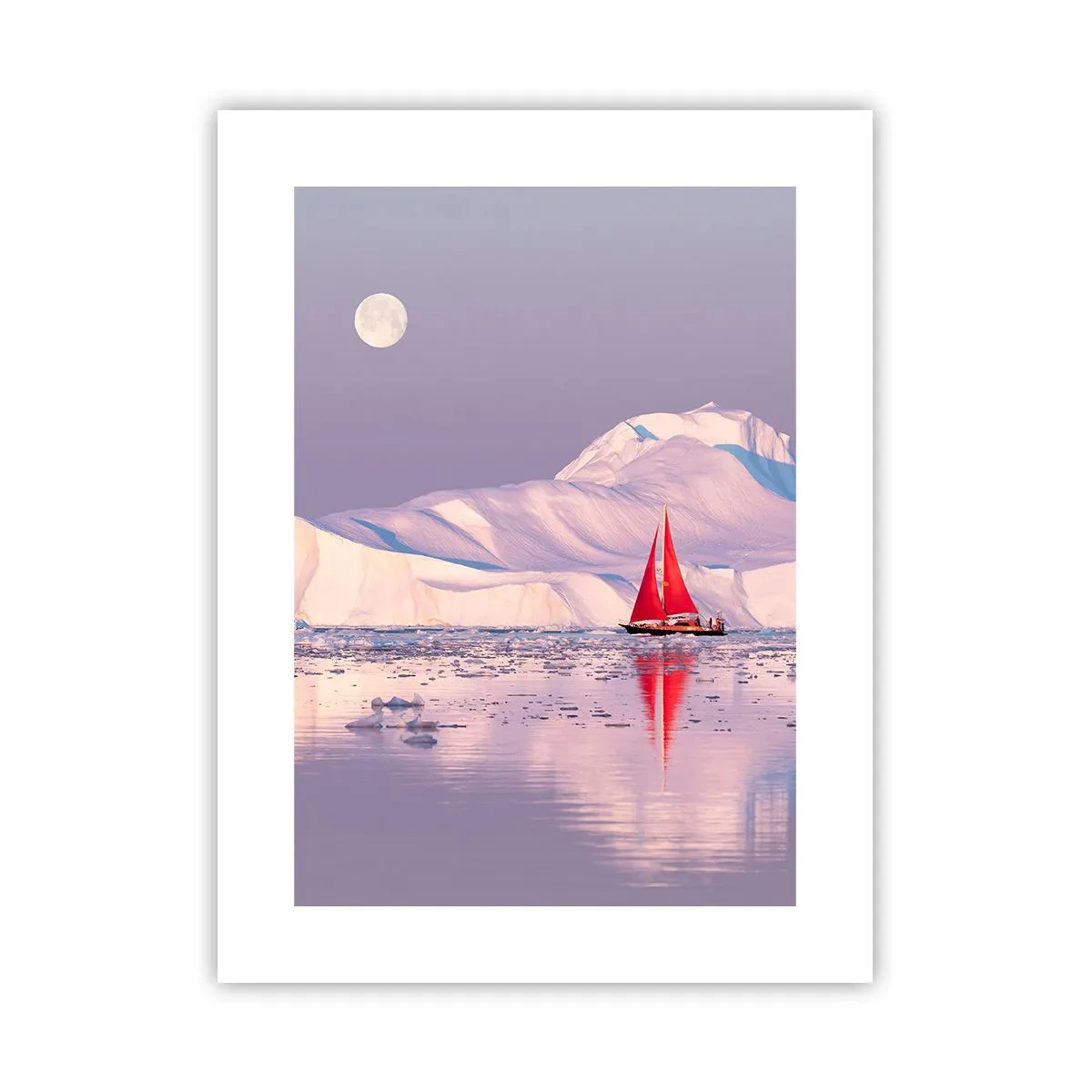 Poster - Heat of the Sail, Cold of the Ice - 30x40 cm
