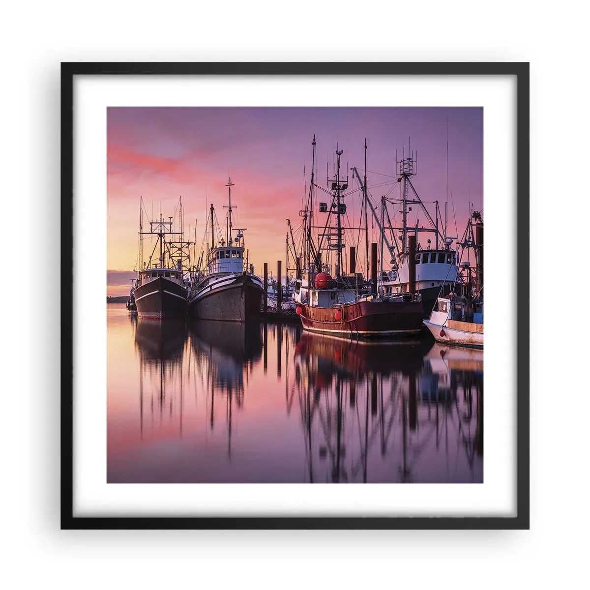 Poster in black frame - Before Dawn - 50x50 cm