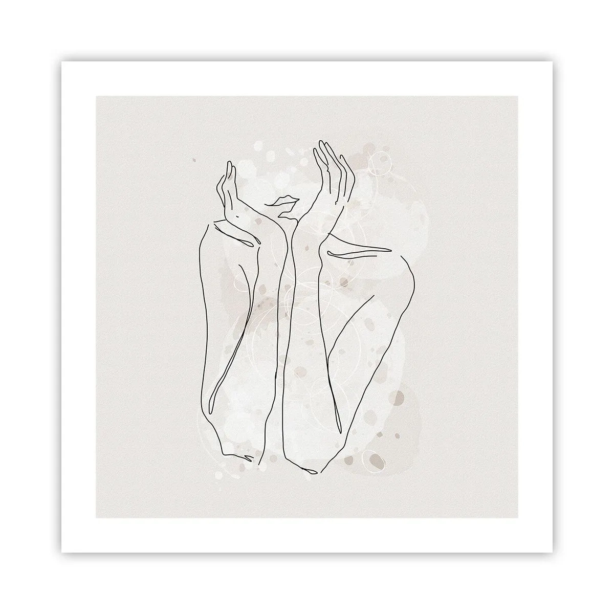 Poster - Dreamful Moment - 50x50 cm