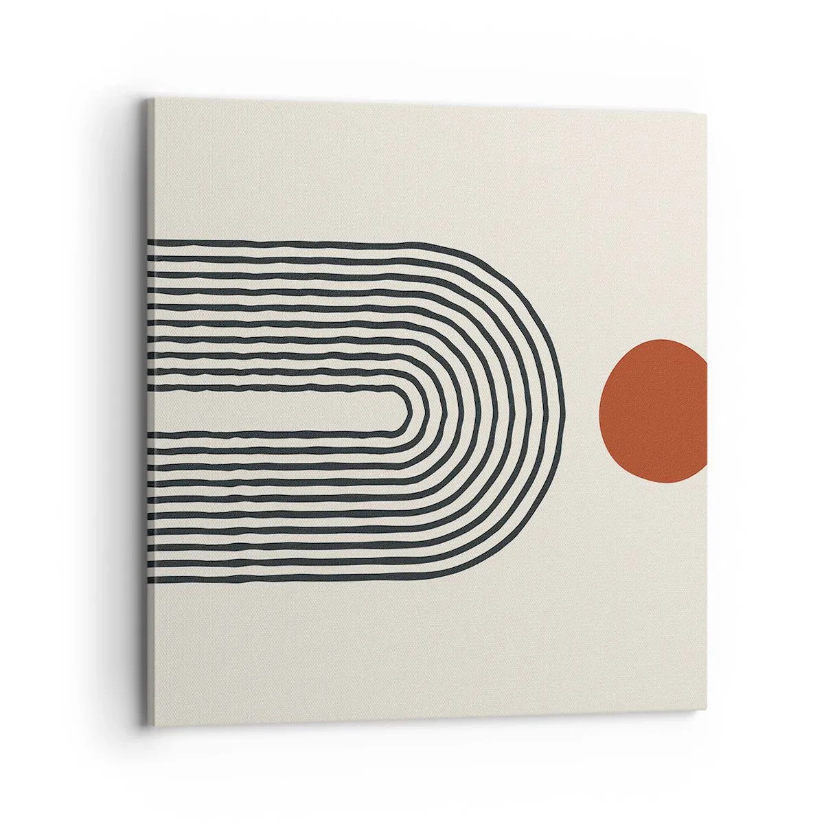 Canvas picture - Magnetism of Shapes and Colours - 70x70 cm