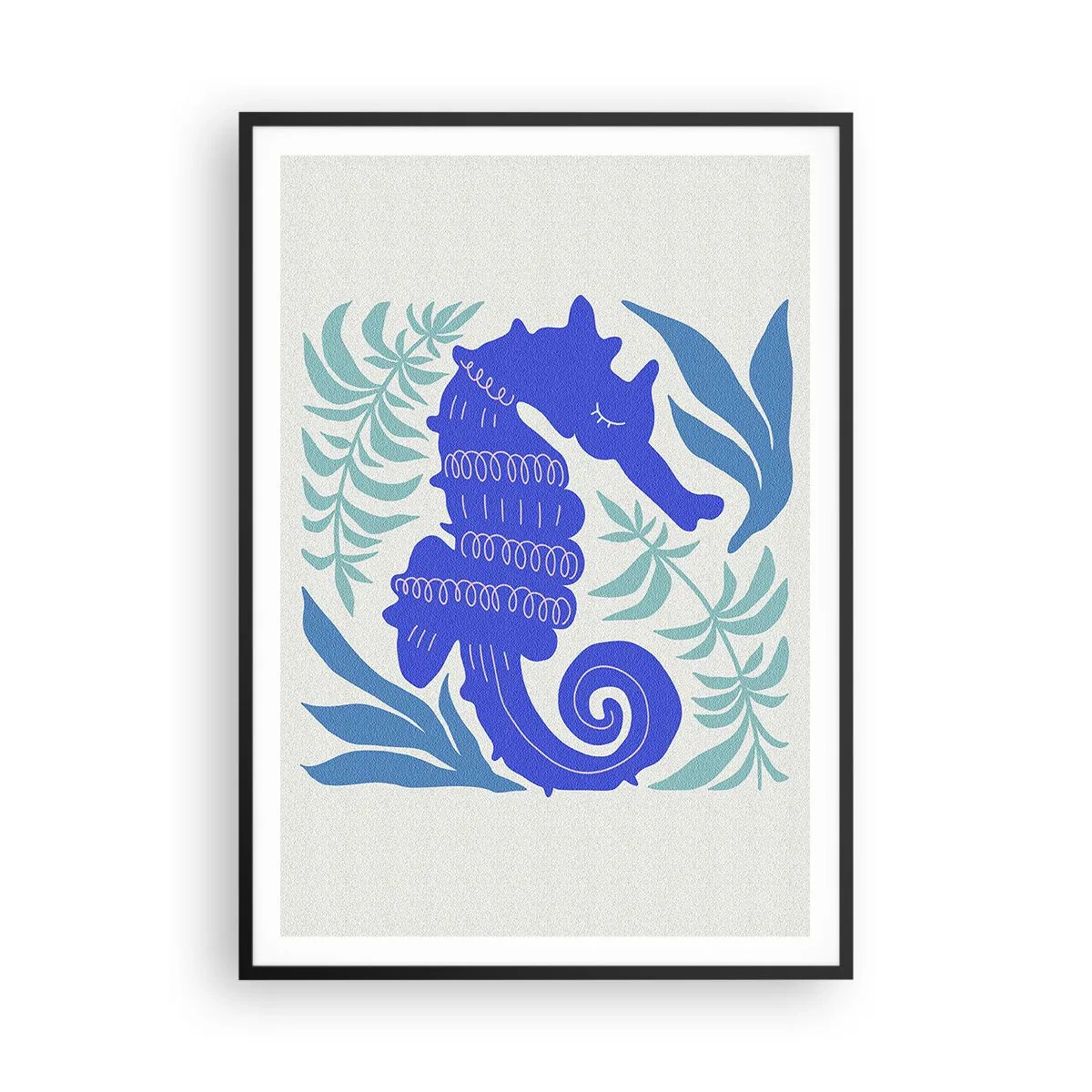 Poster in black frame - In Underwater Meadow - 70x100 cm
