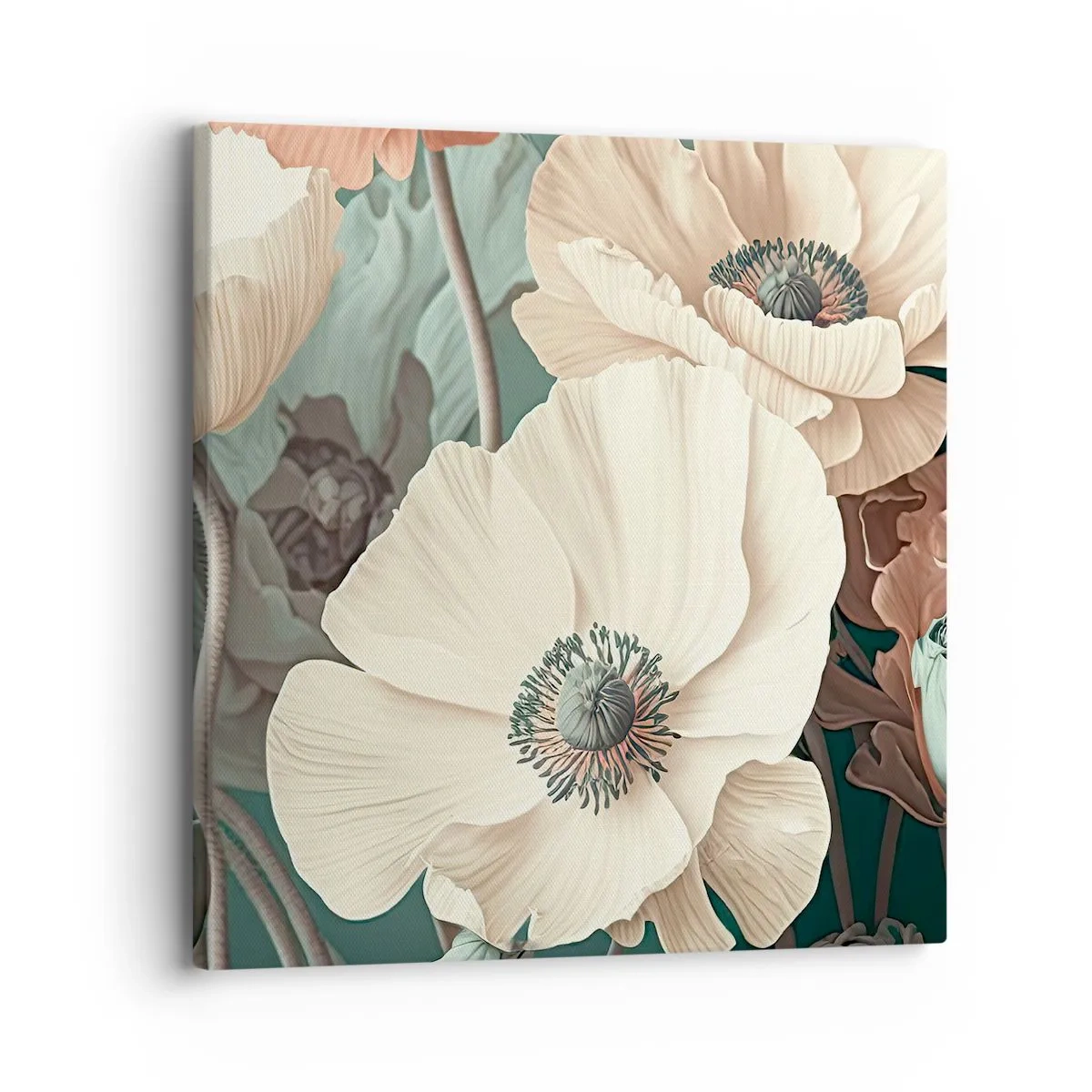 Canvas picture - Whisper of the Poppies - 30x30 cm