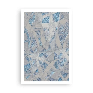 Poster - In Blue and Grey Maze - 61x91 cm