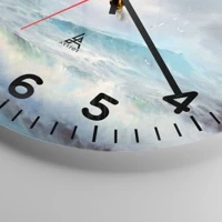 Clock face with numbers