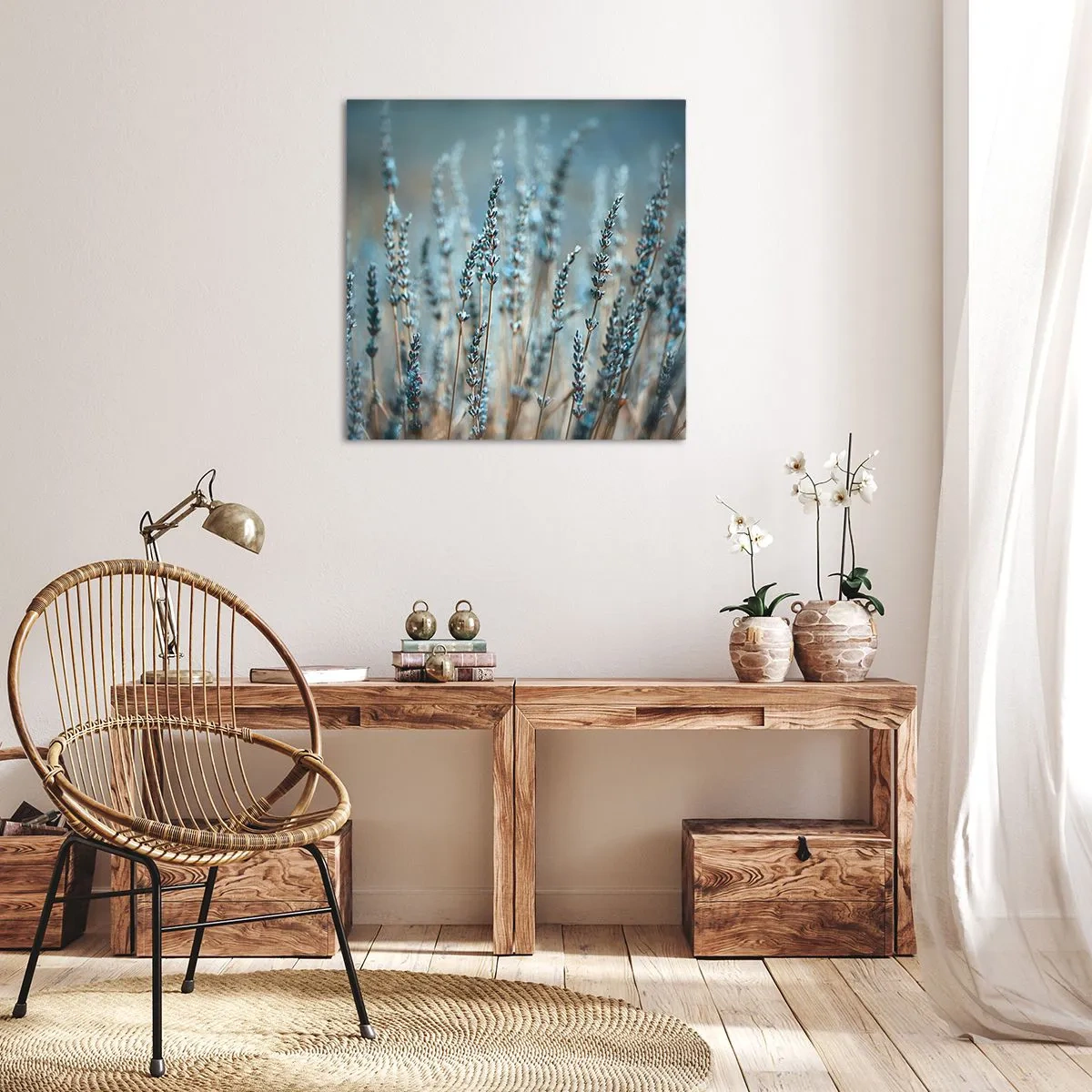 Canvas picture - Fragrant Grass - 60x60 cm