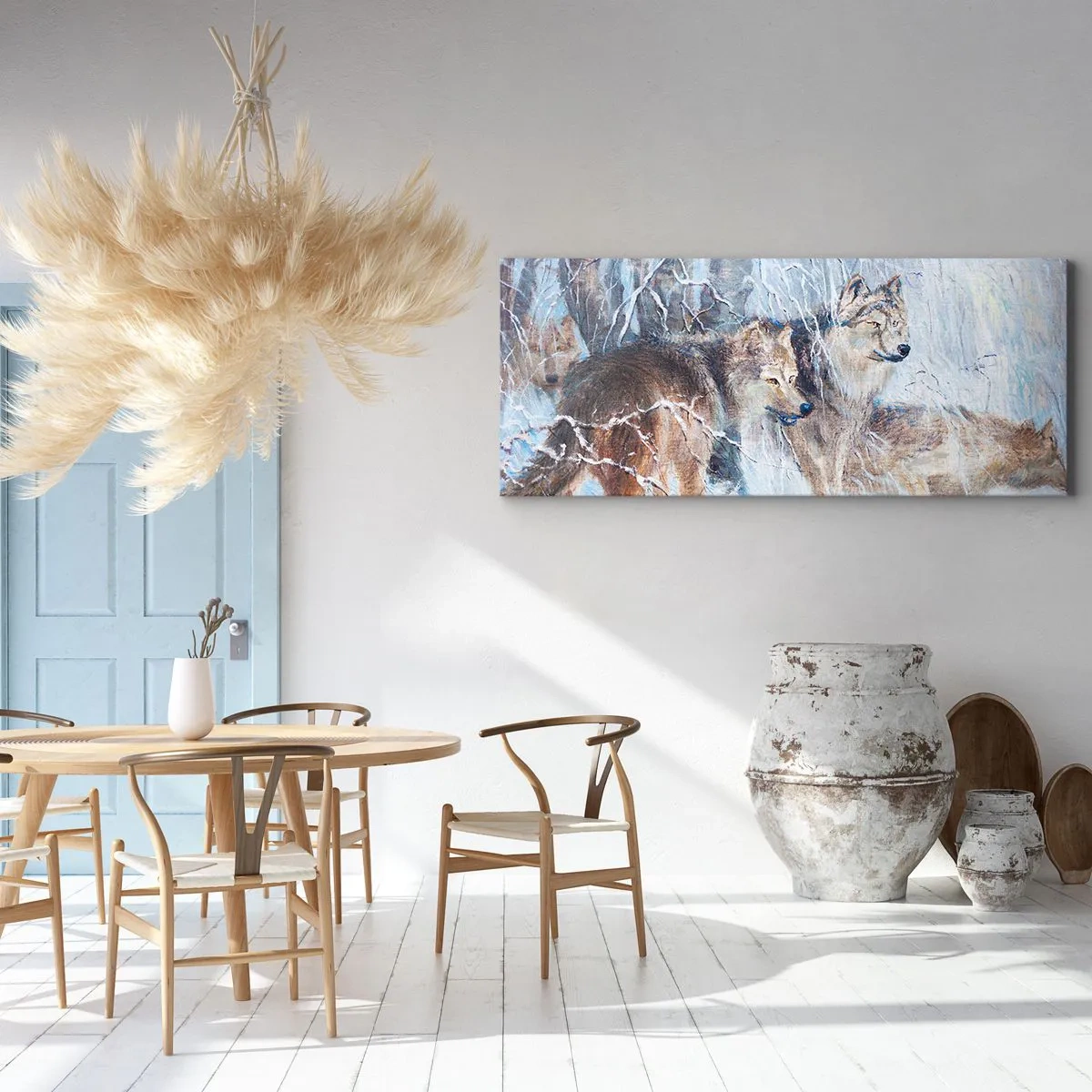 Canvas picture - Watch out! It Is Coming - 140x50 cm