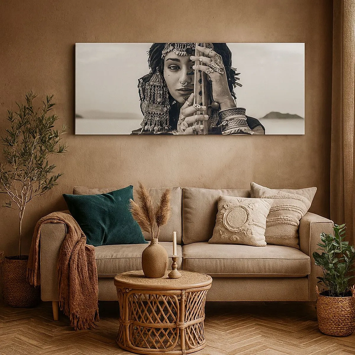 Canvas picture - Only Music of the Orient - 100x40 cm