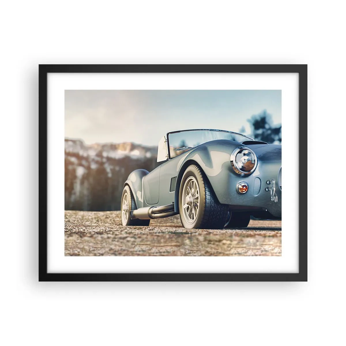 Poster in black frame - Styel Is What Counts - 50x40 cm