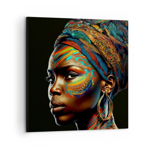 Canvas picture - African Queen - 50x50 cm