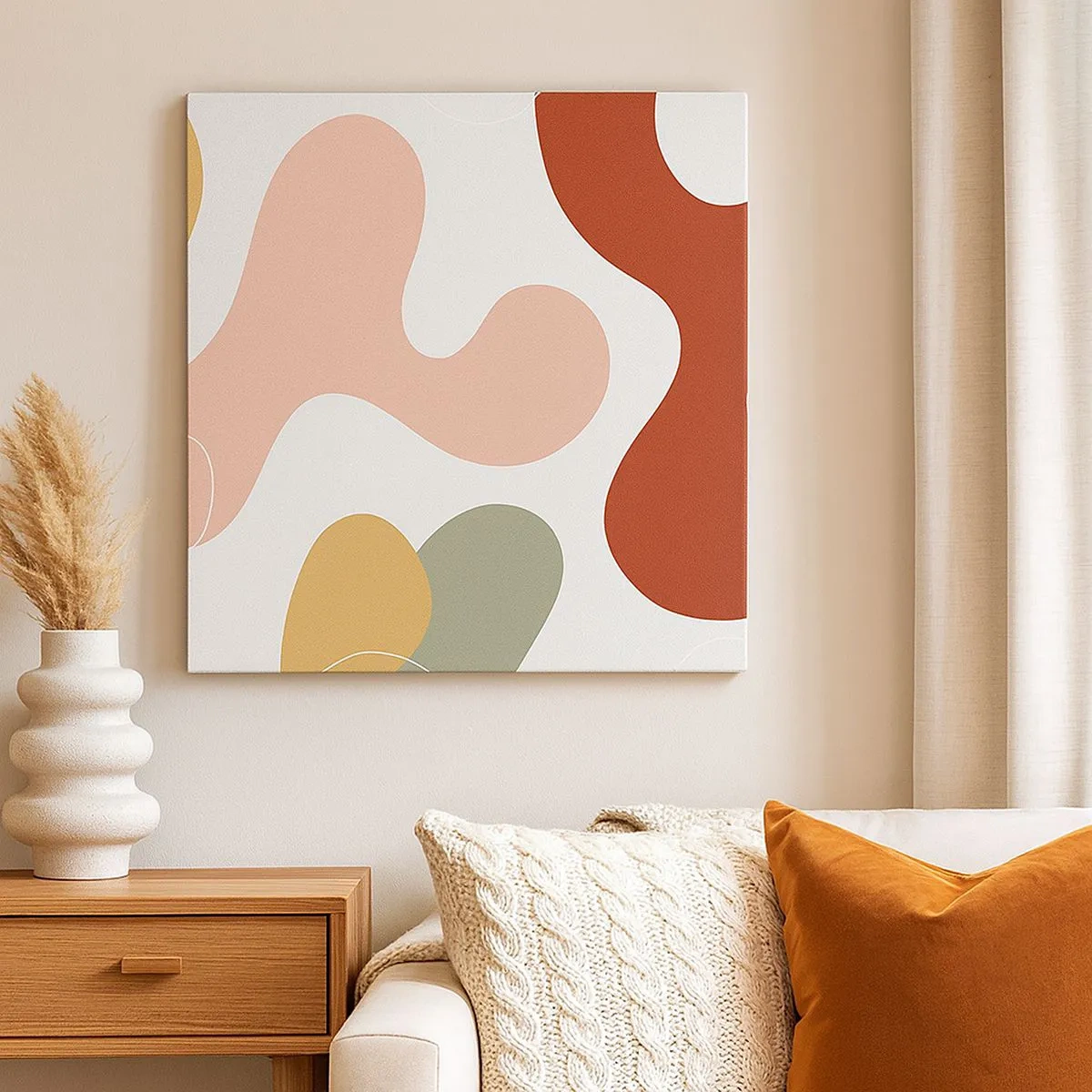 Canvas picture - Doodles - 30x30 cm