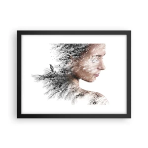 Poster in black frame - Spirit of a Forest - 40x30 cm